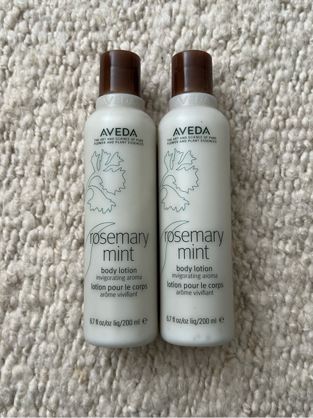 AVEDA Rosemary Mint Body Lotion - set of 2